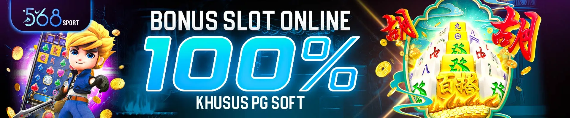 568sport 🎁 Bonus Deposit 100% PG Soft Slot Online